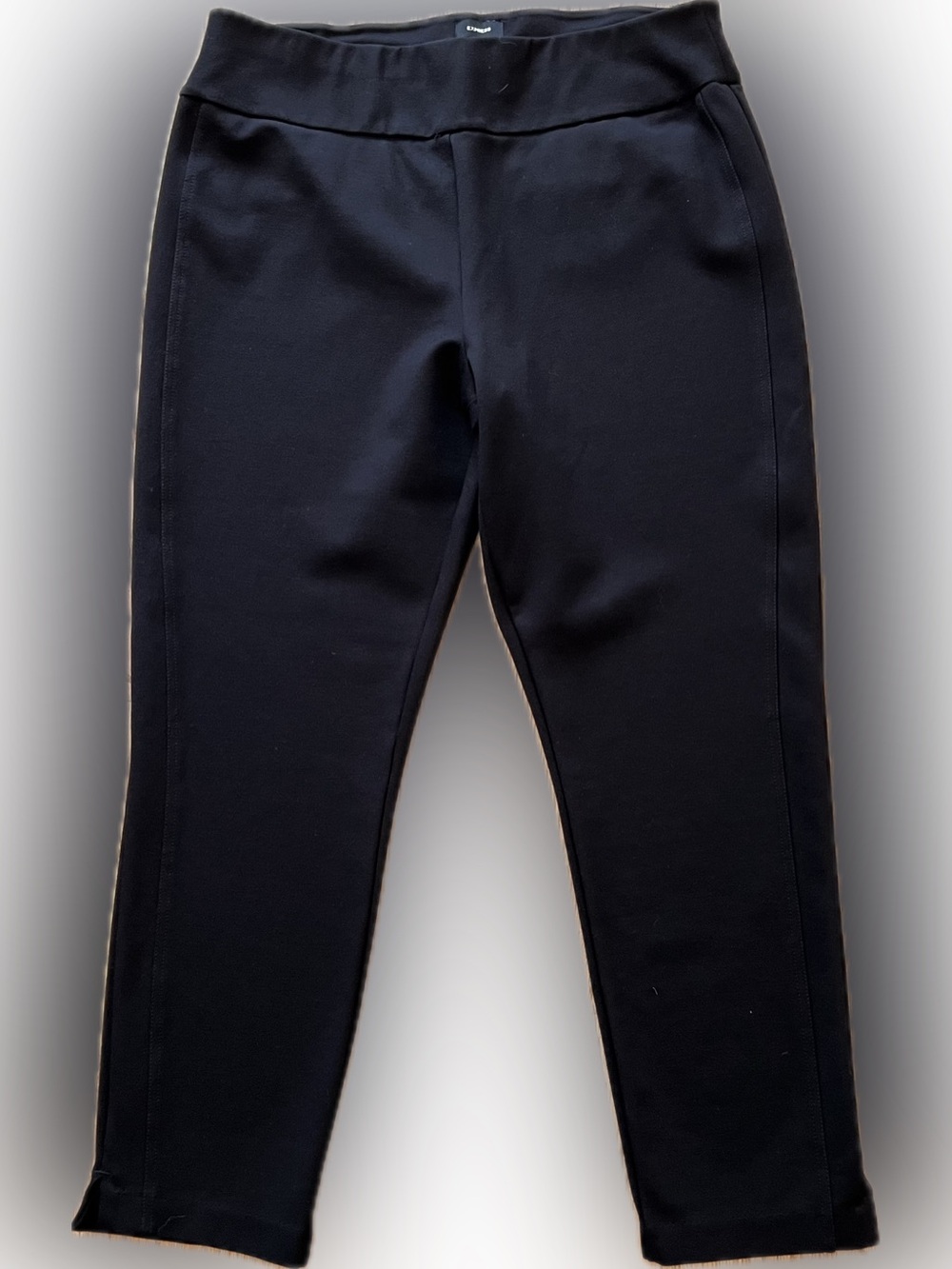 EXPRESS Black Women's Ponte Ankle Pants-Large